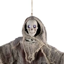 Northlight 36" Prelit Touch Activated Death Reaper Hanging Halloween Decoration - White/Gray 12 Northlight 36" Prelit Touch Activated Death Reaper Hanging Halloween Decoration - White/Gray -Festival GUEST 5b1f5606 cacd 4a4e 8fae 7c7bdaa13239