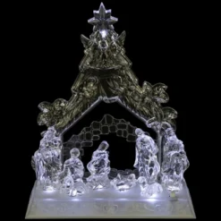 Northlight LED Lighted Nativity Scene In Stable Acrylic Christmas Decoration - 10.75" 10 Northlight LED Lighted Nativity Scene In Stable Acrylic Christmas Decoration - 10.75" -Festival GUEST 5de382de cace 4ad0 9723 58b0ba663213