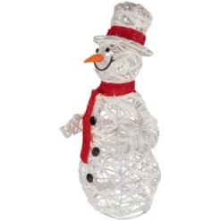 Northlight Lighted Glittered Rattan Snowman Outdoor Christmas Decoration - 28" - Clear Lights 10 Northlight Lighted Glittered Rattan Snowman Outdoor Christmas Decoration - 28" - Clear Lights -Festival GUEST 5ef179c8 8931 44a7 94c8 d0231dd45ab6