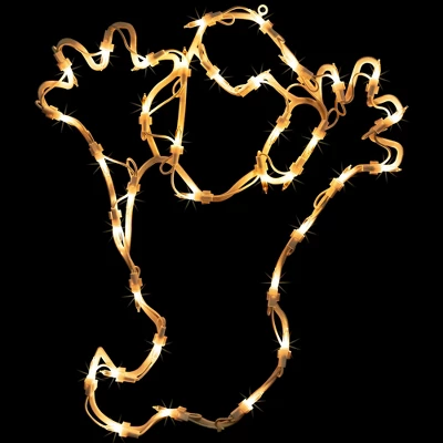 Northlight Lighted Ghost Halloween Window Decoration - 15" 3 Northlight Lighted Ghost Halloween Window Decoration - 15"