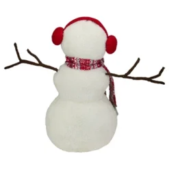 Northlight Plush Snowman With Button Snowflakes And Earmuffs Christmas Decoration - 21.5" - -Festival GUEST 62f78f34 a9f9 41aa aeda 6b056f6eddbe