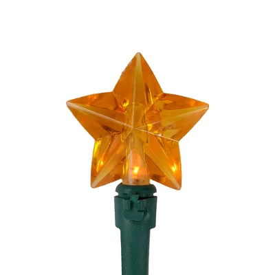 Northlight LED Star Shaped Indoor Outdoor Patio Light Set - MultiColor - 4.5' Green Wire - 20ct 5 Northlight LED Star Shaped Indoor Outdoor Patio Light Set - MultiColor - 4.5' Green Wire - 20ct - Image 3