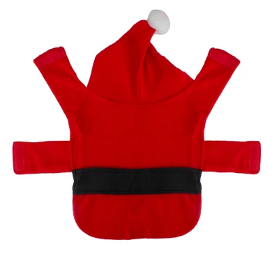 Northlight 32" White And Red Santa Claus Dog Costume With A Hat - Size: L 3 Northlight 32" White And Red Santa Claus Dog Costume With A Hat - Size: L