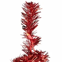 Northlight Pre-Lit Artificial Tinsel Christmas Tree - 3' - Red - Clear Lights 12 Northlight Pre-Lit Artificial Tinsel Christmas Tree - 3' - Red - Clear Lights -Festival GUEST 65c8875c fad6 48ca ae67 7f82e6eb0c23
