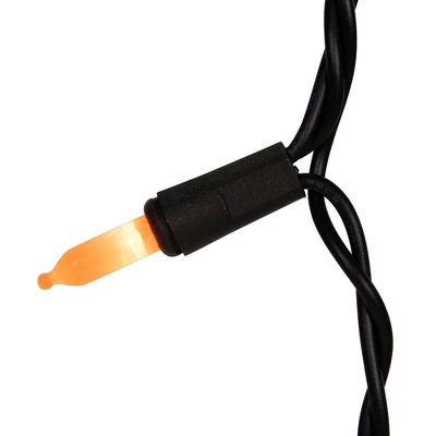 Northlight LED Lighted Pumpkin Halloween Curtain Icicle Lights - Orange - 5.25' Black Wire - 25ct 8 Northlight LED Lighted Pumpkin Halloween Curtain Icicle Lights - Orange - 5.25' Black Wire - 25ct - Image 6
