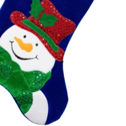 Northlight 20" Royal Blue Embroidered Velveteen Snowman Christmas Stocking With White Cuff 11 Northlight 20" Royal Blue Embroidered Velveteen Snowman Christmas Stocking With White Cuff -Festival GUEST 67f8701c cb76 47eb 9c96 446952bae5a0