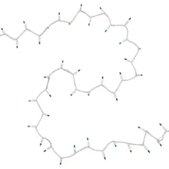 Northlight Mini Christmas Light Set - Clear With Green Tip - 10' White Wire - 50ct 11 Northlight Mini Christmas Light Set - Clear With Green Tip - 10' White Wire - 50ct -Festival GUEST 68787d4b ff92 4ee4 8203 b29531513c60