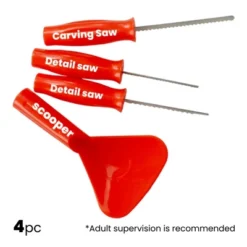 Northlight Halloween Pumpkin Carving Kit With Stencils - 4-Piece -Festival GUEST 68c706aa d19e 4e77 882c ac283333cee0