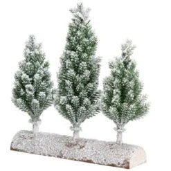 Northlight Frosted Pine Tree Trio Christmas Decoration - 8" - Unlit 10 Northlight Frosted Pine Tree Trio Christmas Decoration - 8" - Unlit -Festival GUEST 69ddf803 d90b 4c3b bda9 dfdb1099d497