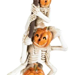 Northlight Trio Of Stacked Trick Or Treat Jack-O-Lantern Skeletons Halloween Decoration - 12.25" -Festival GUEST 6b237198 8920 4726 8d79 359d3da1f156