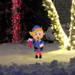 Northlight Lighted Hermey From Rudolph Outdoor Christmas Decoration - 18" - Clear LED Lights -Festival GUEST 6c75615b 7bad 41fe 97f6 3f038950bf18