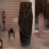 Northlight Animated Shaking Chained Coffin Halloween Decoration With Sound - 63"