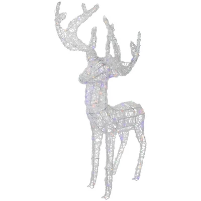 Northlight LED Color Changing Commercial Grade Acrylic Reindeer Outdoor Christmas Decoration - 46.5" 4 Northlight LED Color Changing Commercial Grade Acrylic Reindeer Outdoor Christmas Decoration - 46.5" - Image 2