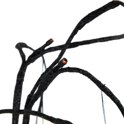 Northlight Pre-Lit Glittered Halloween Willow Tree With Bats - 24" - LED Orange Lights 8 Northlight Pre-Lit Glittered Halloween Willow Tree With Bats - 24" - LED Orange Lights - Image 6