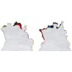 Northlight Santa And Snowman Sleigh Ride Christmas Stocking Holders - 4.25" - Set Of 2 11 Northlight Santa And Snowman Sleigh Ride Christmas Stocking Holders - 4.25" - Set Of 2 -Festival GUEST 72209436 982d 4854 9ced cc49a8f9a352