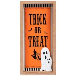 Northlight Happy Halloween Wooden Shadow Box Tabletop Sign - Set Of 2 -Festival GUEST 72f60ab0 ea48 4c4c a878 6c3949265315