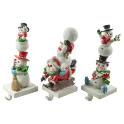 Northlight Set Of 3 Snowmen Christmas Stocking Holders 9" 8 Northlight Set Of 3 Snowmen Christmas Stocking Holders 9" -Festival GUEST 74fa515d 554a 4aed a6e7 ef8896e9f0a3