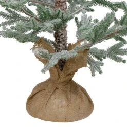 Northlight 3 FT Snow Covered Slim Pine Artificial Christmas Tree With Jute Base - Unlit 8 Northlight 3 FT Snow Covered Slim Pine Artificial Christmas Tree With Jute Base - Unlit -Festival GUEST 77e072de bece 45e7 9971 5b7312556bff