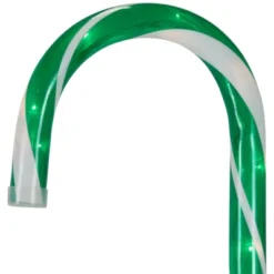Northlight Lighted Outdoor Christmas Candy Cane Pathway Markers - 28" - Red And Green - Set Of 6 -Festival GUEST 780a4365 1528 4249 939f 958c4a88ed10