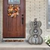 Northlight Boo! Stacked Pumpkins Metal Halloween Porch Sign - 28" - Silver -Festival GUEST 78141cf5 983e 418e a7e6 330fc1bf68a4