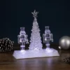 Northlight LED Lighted Icy Crystal Nutcracker And Christmas Tree Decoration - 9" - White Lights -Festival GUEST 7e7a0617 5f78 4ec3 bc28 e32e8c9ac1ce