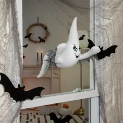Northlight 12" Ghoulish Ghost 3-D Halloween Window Decoration