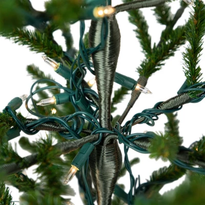 Northlight Alpine Coral Artificial Christmas Tree With Metal Base - 3' - Clear Lights 10 Northlight Alpine Coral Artificial Christmas Tree With Metal Base - 3' - Clear Lights - Image 8