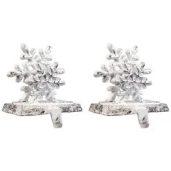 Northlight Double Snowflake Christmas Stocking Holders - 4.75" - Silver - Set Of 2 10 Northlight Double Snowflake Christmas Stocking Holders - 4.75" - Silver - Set Of 2 -Festival GUEST 815e5db7 a80c 4ed5 bbd1 df1ab470ef9d