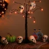 Northlight Skeleton Skull Halloween Decorations - 3.5" - Pack Of 6
