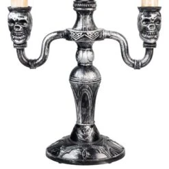 Northlight Antique-Style Skull Trio Flickering Halloween Candelabra - 13.75" - Amber Lights -Festival GUEST 83acabaf 934d 4dbd be59 01ac6e718ecf