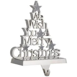 Northlight We Wish You A Merry Christmas Tree Stocking Holder - 6.25" -Festival GUEST 85d750ac dab2 48ce 9c33 5e261282cc1e