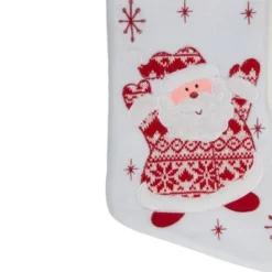 Northlight 19" Red And White "Let It Snow" Santa Claus Embroidered Christmas Stocking -Festival GUEST 85fcab11 1760 4a1d 8b09 8ab8967b124b
