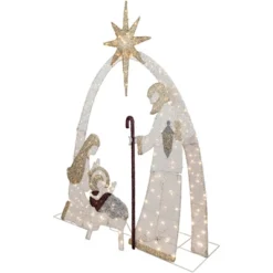 Northlight 41" LED Lighted Holy Family Nativity Scene Outdoor Christmas Decoration -Festival GUEST 8a9e6535 3790 4c4a 9ce4 a7894f87d7a8