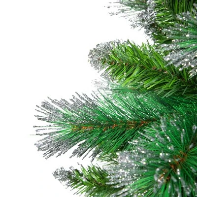 Northlight Two-Tone Spruce Pine Glitter Tip Medium Artificial Christmas Tree - 6' - Unlit 7 Northlight Two-Tone Spruce Pine Glitter Tip Medium Artificial Christmas Tree - 6' - Unlit - Image 5