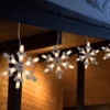 Northlight Twinkling Icicle Snowflake Christmas Lights - Clear - 8.6' White Wire - 100ct -Festival GUEST 8c0f95a9 d91e 43bc b4a7 3d47f666e48a
