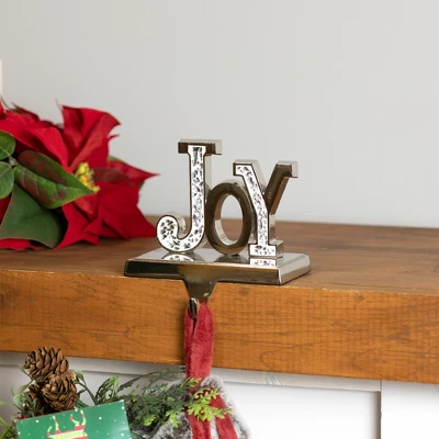 Northlight Joy Christmas Stocking Holder - 4.75" 3 Northlight Joy Christmas Stocking Holder - 4.75"