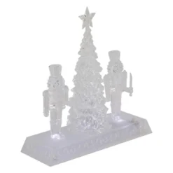 Northlight LED Lighted Icy Crystal Nutcracker And Christmas Tree Decoration - 9" - White Lights 9 Northlight LED Lighted Icy Crystal Nutcracker And Christmas Tree Decoration - 9" - White Lights -Festival GUEST 8f5ca650 a627 430d ab9c 548c2a44fa66
