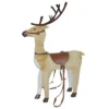 Northlight 40 Plush Standing Reindeer Christmas Decoration With Saddle And Jingle Bells -Festival GUEST 91ed0e2c 4d1e 40ed 8889 b1dec8d7b07b