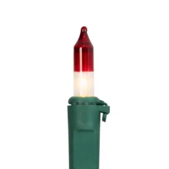 Northlight Mini Christmas Light Set - Clear With Red Tips - 10' Green Wire - 50ct 10 Northlight Mini Christmas Light Set - Clear With Red Tips - 10' Green Wire - 50ct -Festival GUEST 92f14563 b999 428a a553 cd39e865ace9 1