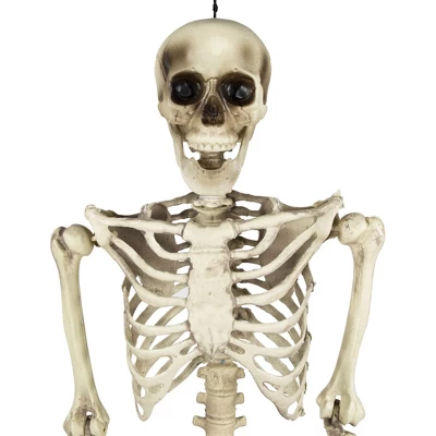 Northlight Life Size Skeleton Halloween Hanging Decoration - 5' 4 Northlight Life Size Skeleton Halloween Hanging Decoration - 5' - Image 2