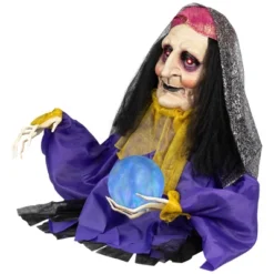 Northlight Lighted And Animated Fortune Teller Halloween Decoration - 20" - Multicolor Lights -Festival GUEST 94b9c52c fcf7 49de 8df5 1b513d9a743e