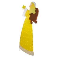Northlight 72" Lighted 2D Yellow Chenille Angel Outdoor Christmas Decoration -Festival GUEST 95cd0230 330b 4b19 8eaf 596ec75ece0c