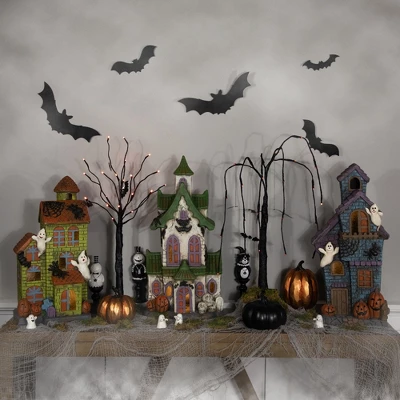 Northlight LED Lighted Ghostly Haunted House Halloween Decoration - 20" 8 Northlight LED Lighted Ghostly Haunted House Halloween Decoration - 20" - Image 6