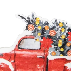 Northlight Pickup Truck Merry Christmas Wooden Decoration - 9" -Festival GUEST 97bb957b a9ed 45d4 8a15 92226b6e5ddd