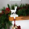 Northlight Marbled Standing Deer Christmas Stocking Holder - 7.5" - White And Black -Festival GUEST 988665a0 a9ec 4d31 ba3c f99d2bff0596