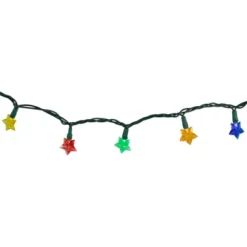 Northlight LED Star Shaped Indoor Outdoor Patio Light Set - MultiColor - 4.5' Green Wire - 20ct 10 Northlight LED Star Shaped Indoor Outdoor Patio Light Set - MultiColor - 4.5' Green Wire - 20ct -Festival GUEST 988a6b81 eff9 4584 a461 3e648cd6d2ab