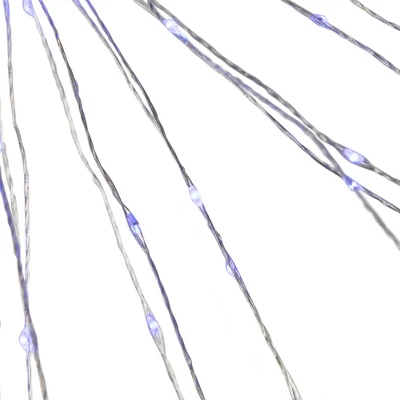 Northlight 20" LED Lighted Firework Silver Branch Christmas Decoration - Blue Lights 6 Northlight 20" LED Lighted Firework Silver Branch Christmas Decoration - Blue Lights - Image 4