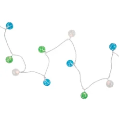 Northlight 10-Count Multicolor Globe Christmas Light Set, 6ft White Wire -Festival GUEST 9ef43200 4be4 4841 a299 e57f58c2444b