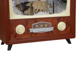 Northlight LED Lighted Musical Snowing Reindeer TV Set Christmas Decoration - 12" -Festival GUEST a00aea8d 300d 46f2 98b4 f33bb5741dbd