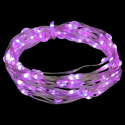 Northlight 100ct Purple LED Micro Fairy Lights, 16ft Copper Wire 4 Northlight 100ct Purple LED Micro Fairy Lights, 16ft Copper Wire - Image 2